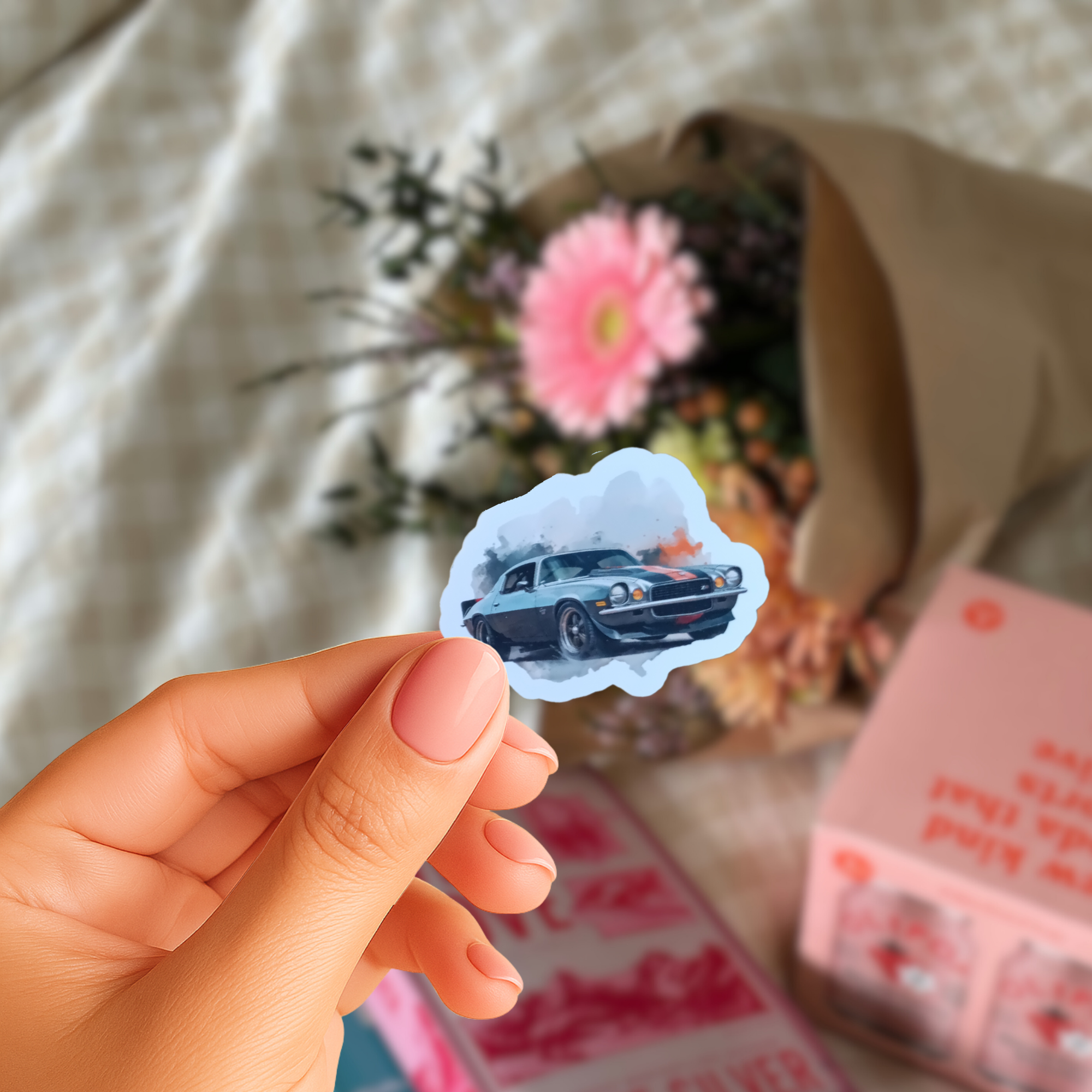 Sticker Klassiska Bilar – Illustrerade Motorsportmotiv 32st.