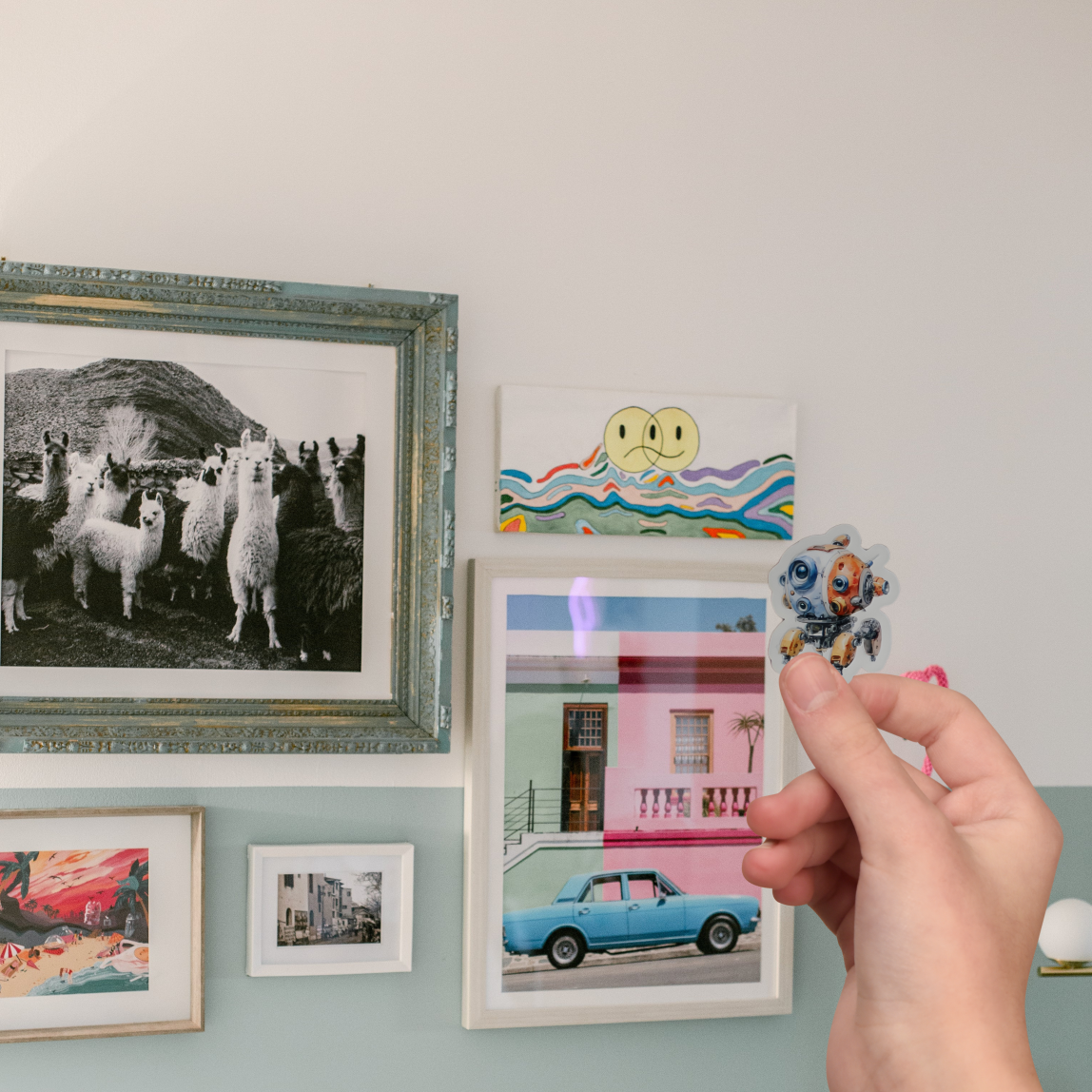 Sticker Set Sci-Fi – Illustrerade Teknologiska Motiv - 80 st.