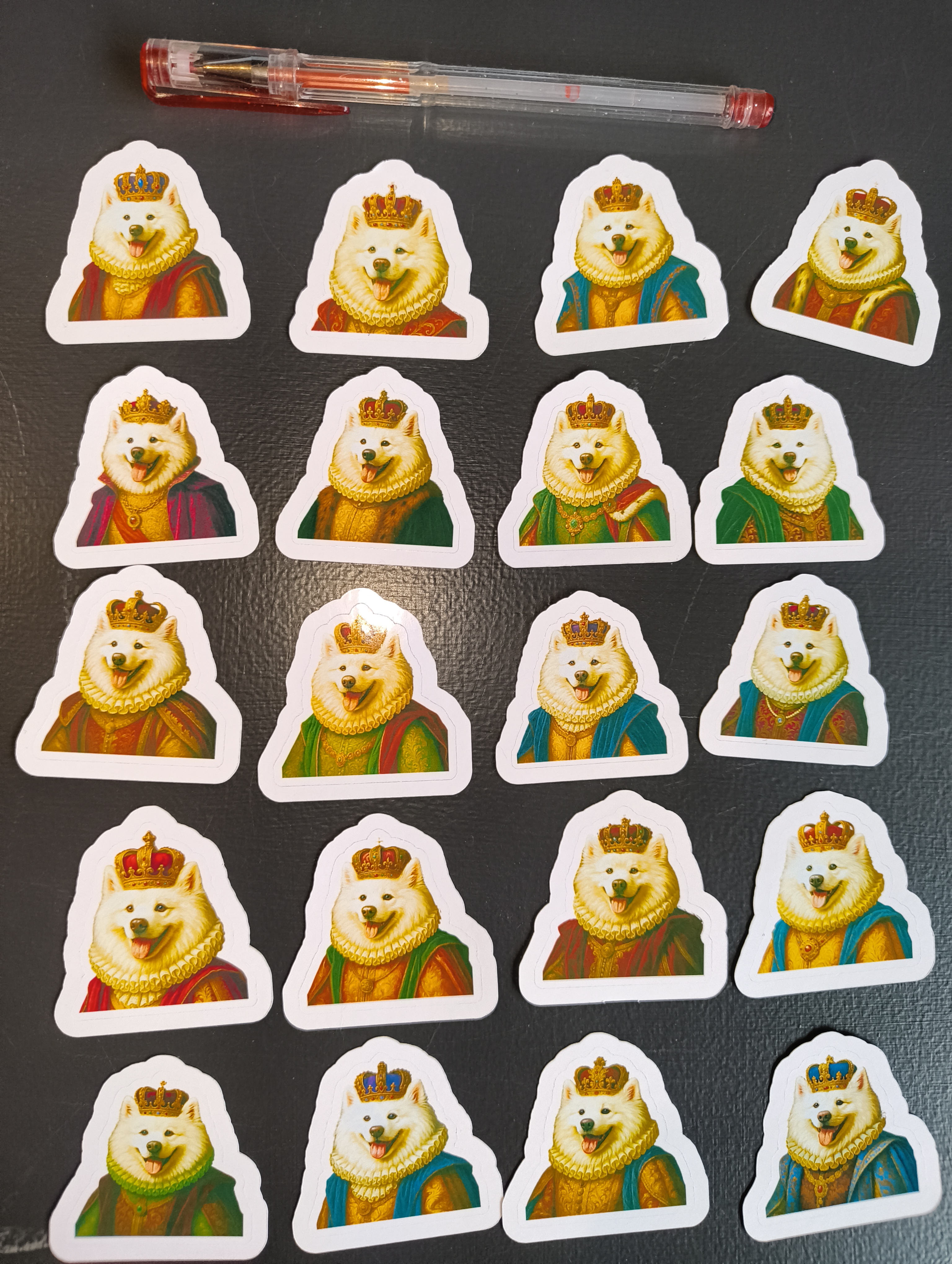 Kungliga Doge-klistermärken - 20 st.