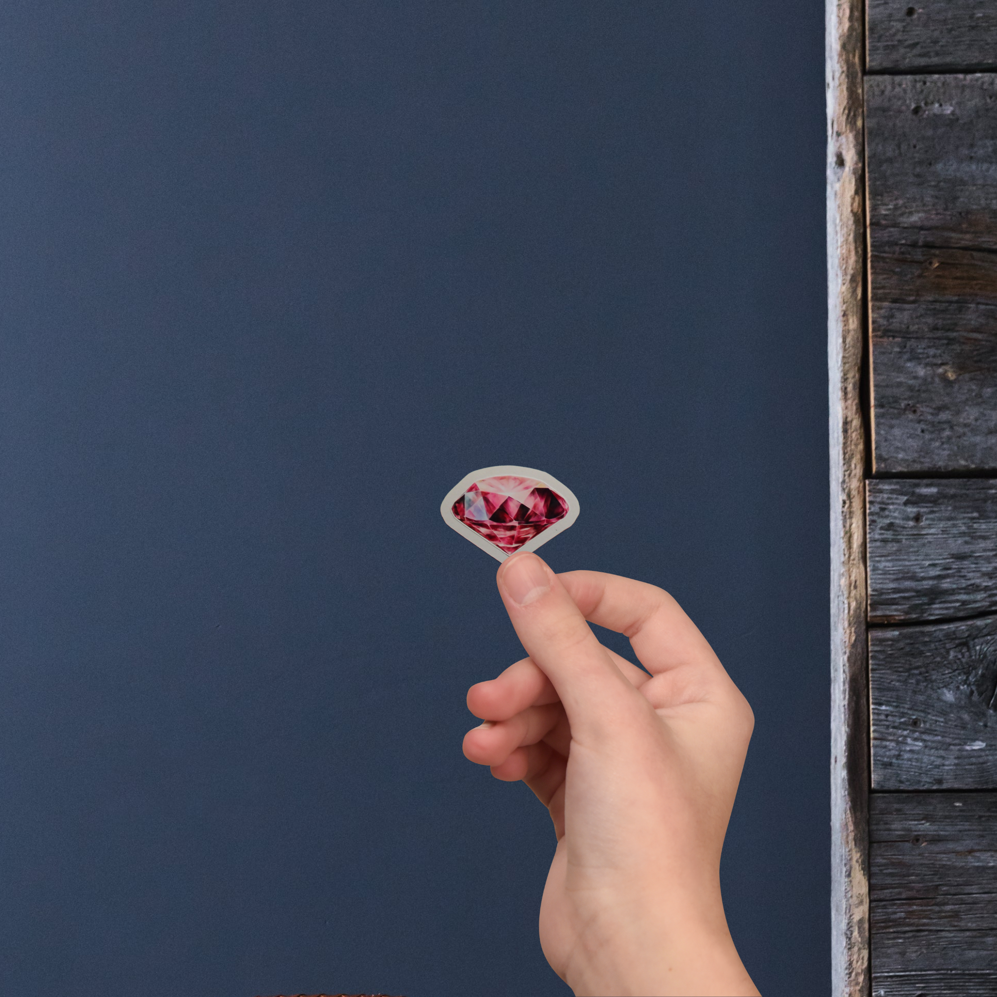 Ädelstensklistermärken  -  36 st.