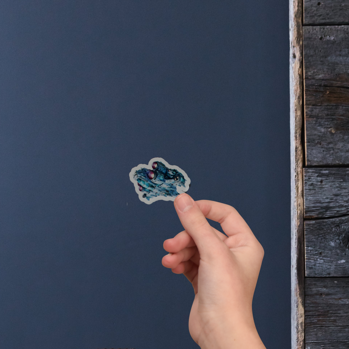 Sticker Set Sci-Fi – Illustrerade Teknologiska Motiv - 80 st.