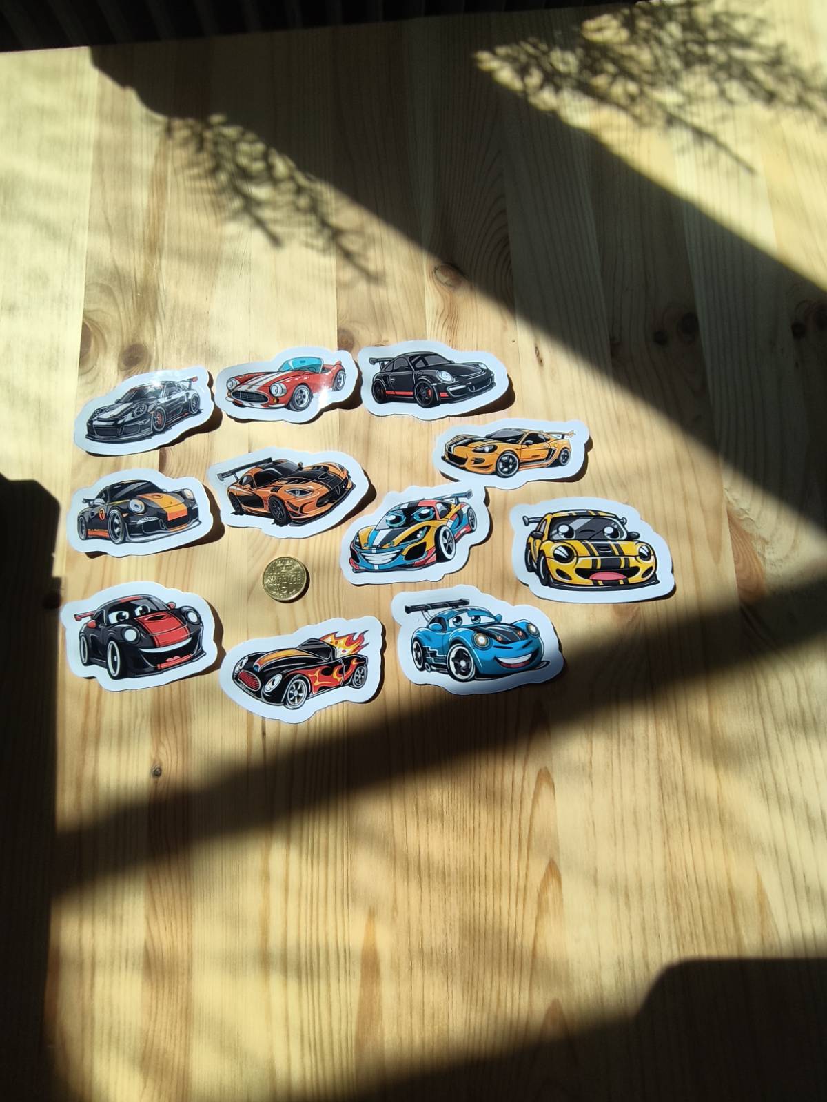 Biltema klistermärkesset - 11 st.