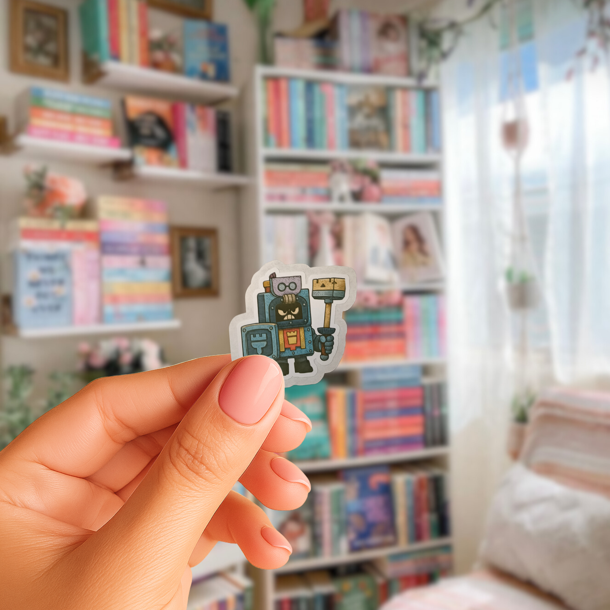 Sticker Spelkaraktärer – Illustrerade Actionfigurer 36st.