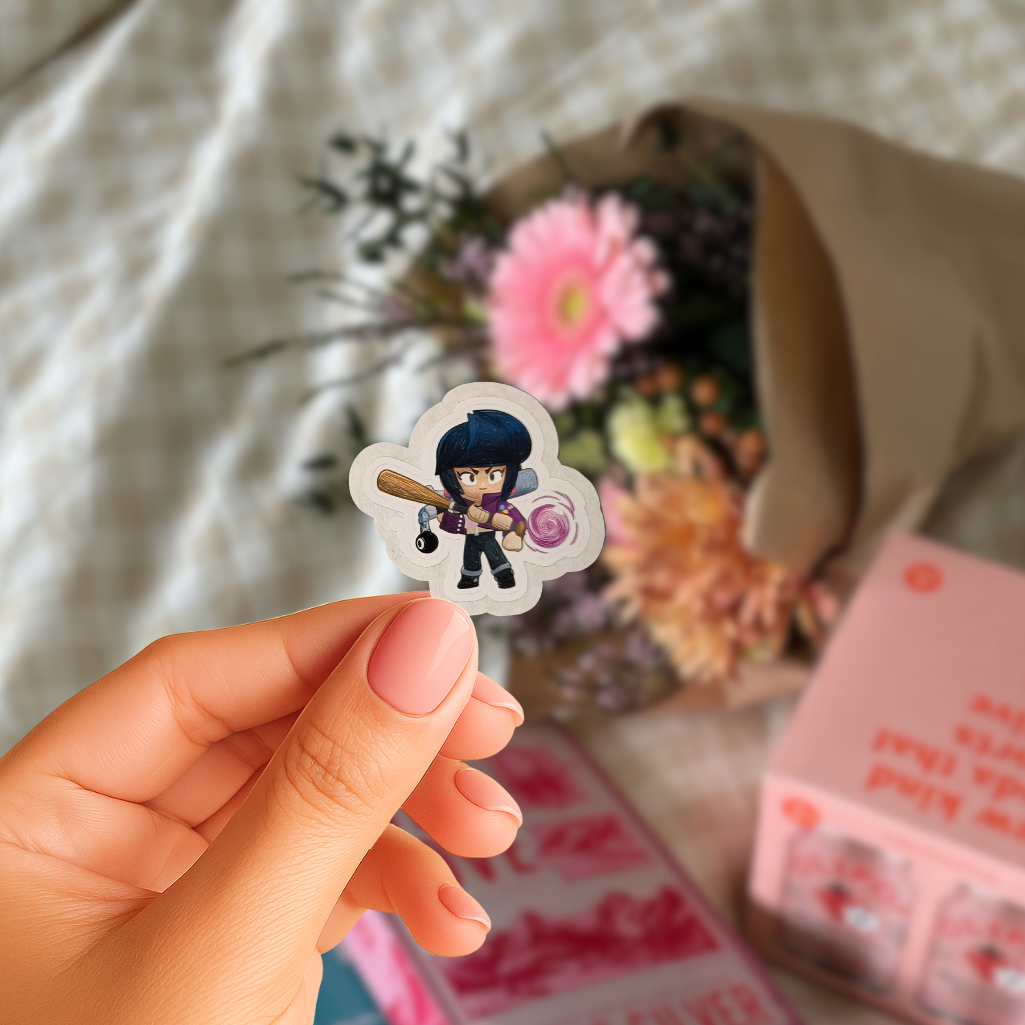 Sticker Spelkaraktärer – Illustrerade Actionfigurer 36st.