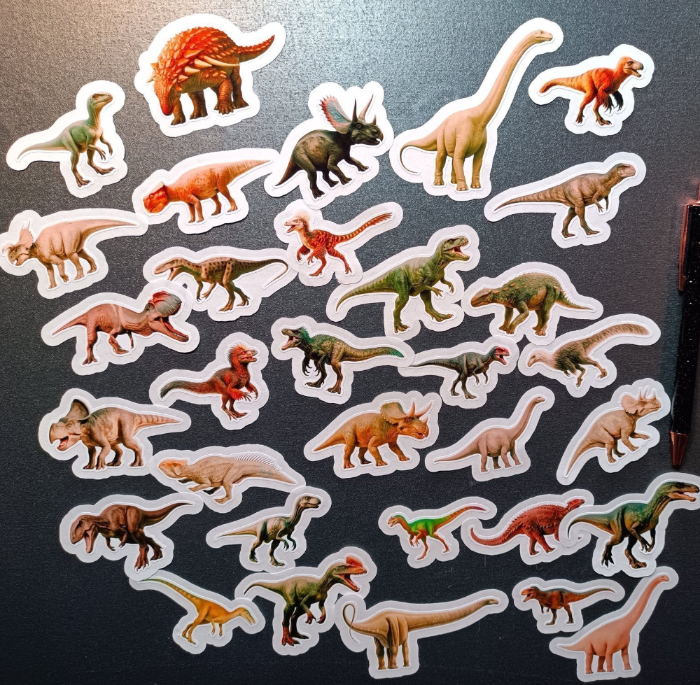 Dinosaurie Klistermärken - 32 st