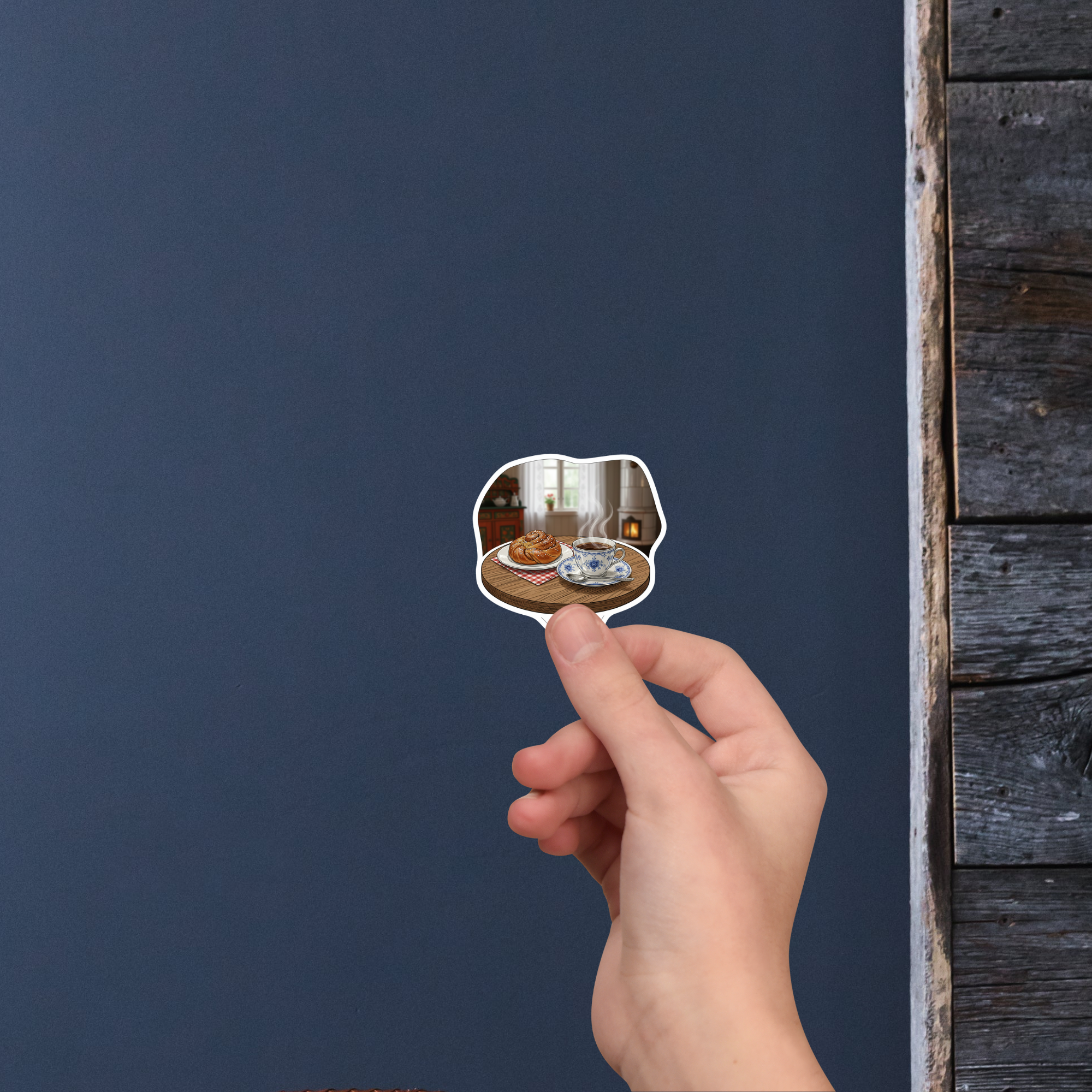 Illustrerade Landskapsmotiv - Svenska klistermärken 77 st.