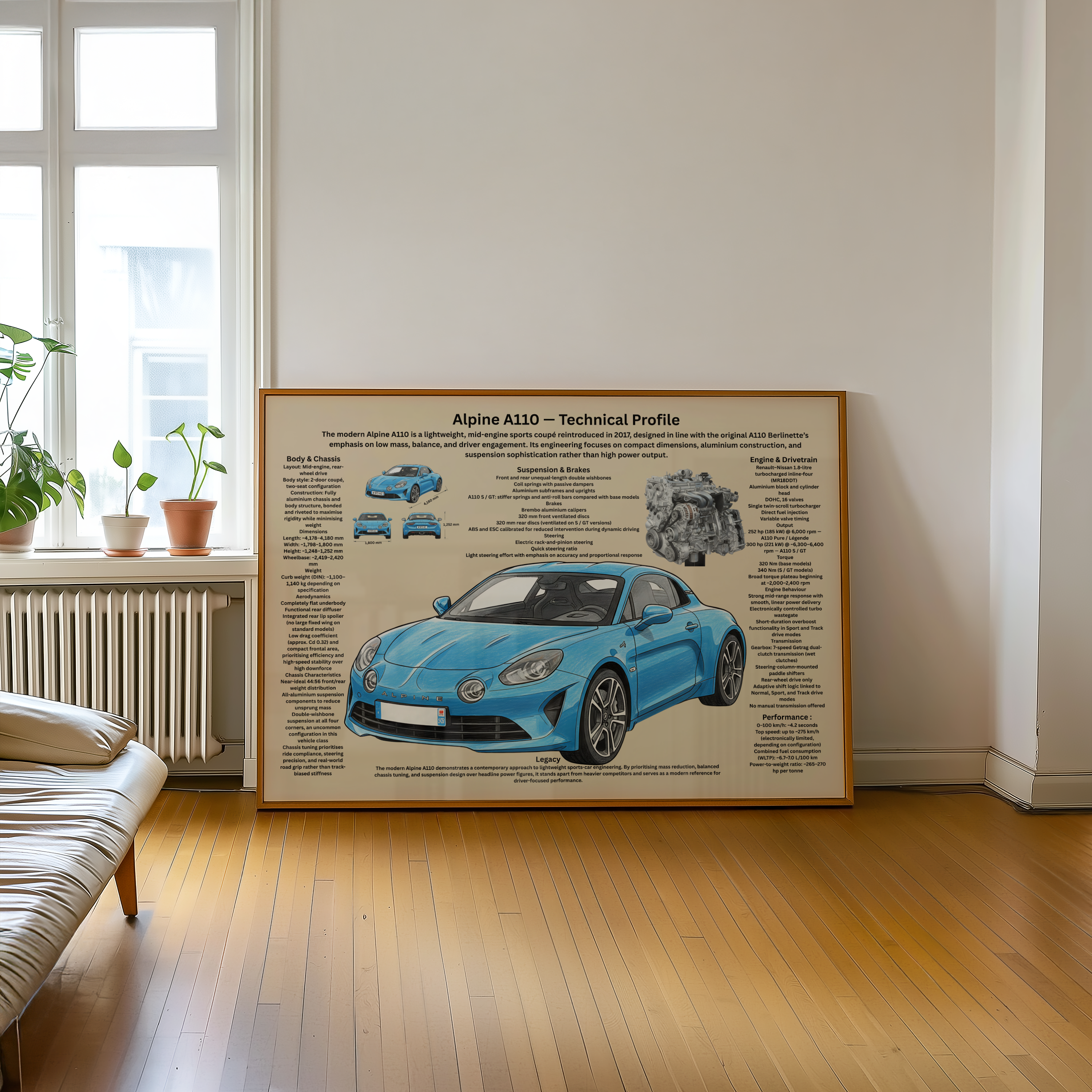 A2 Poster Alpine A110 