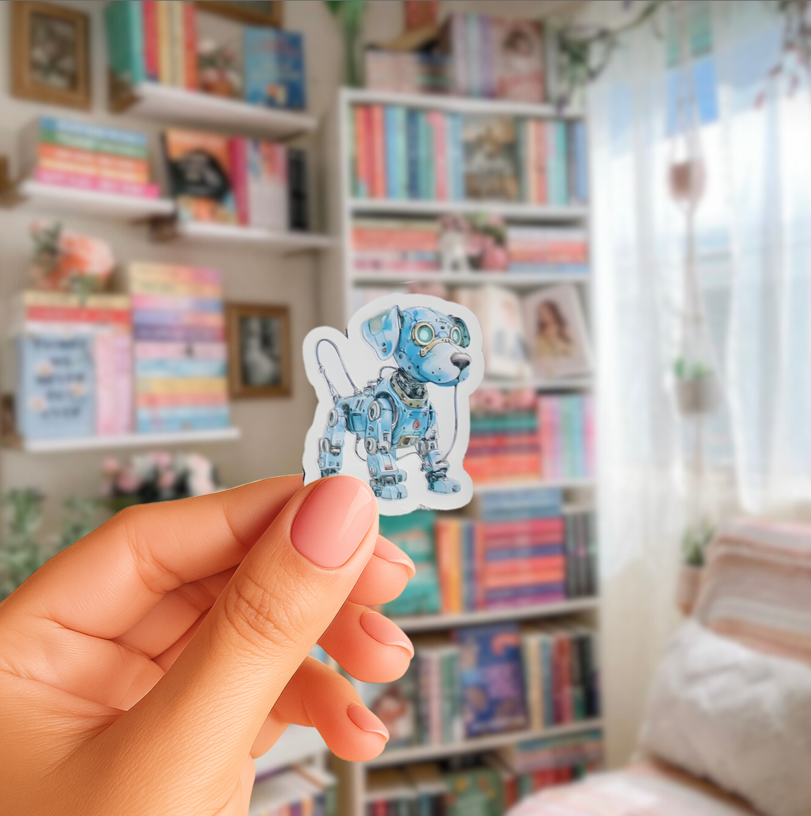 Sticker Set Sci-Fi – Illustrerade Teknologiska Motiv - 80 st.