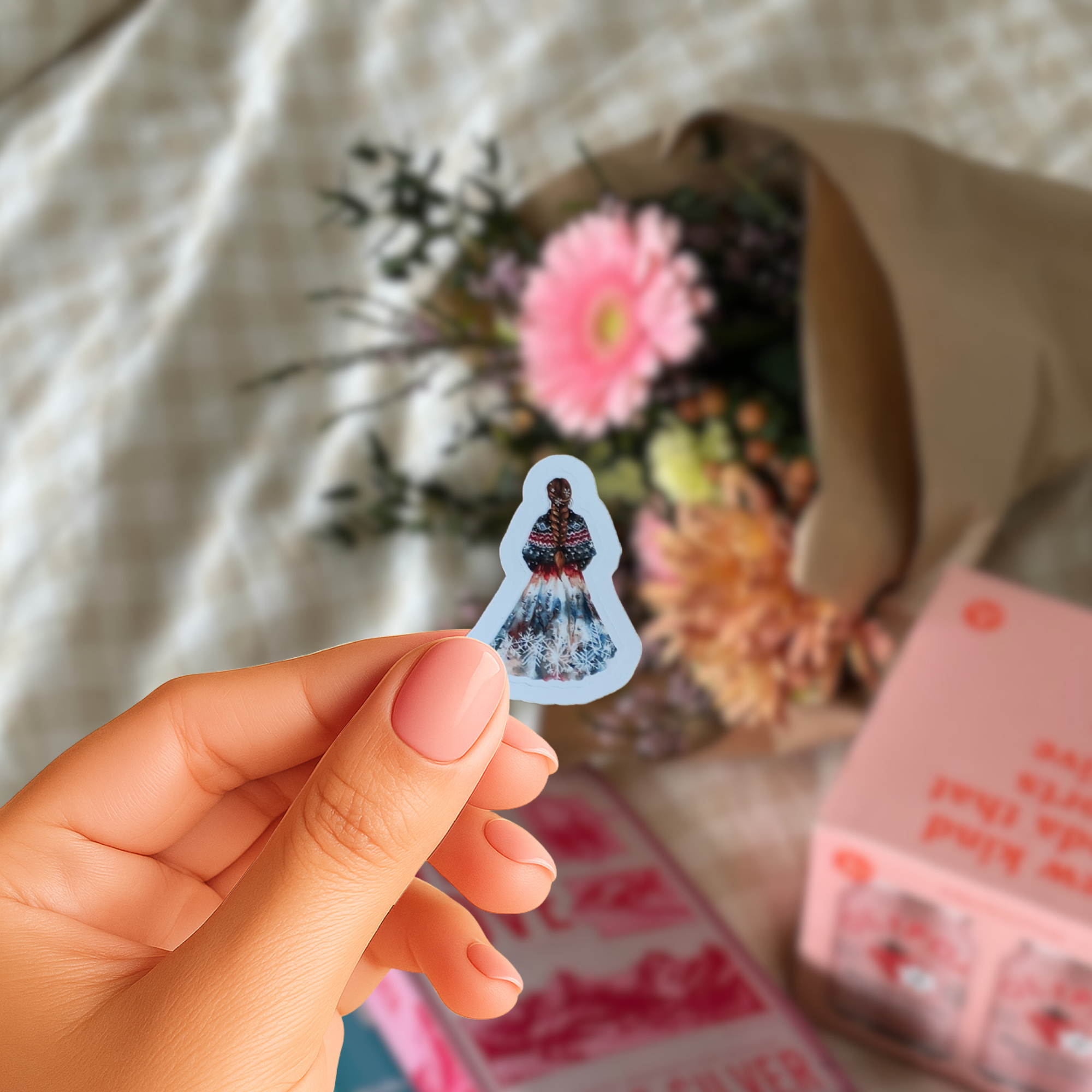 Sticker Skandinavisk Vardag – Illustrerade Mysmotiv 27st.