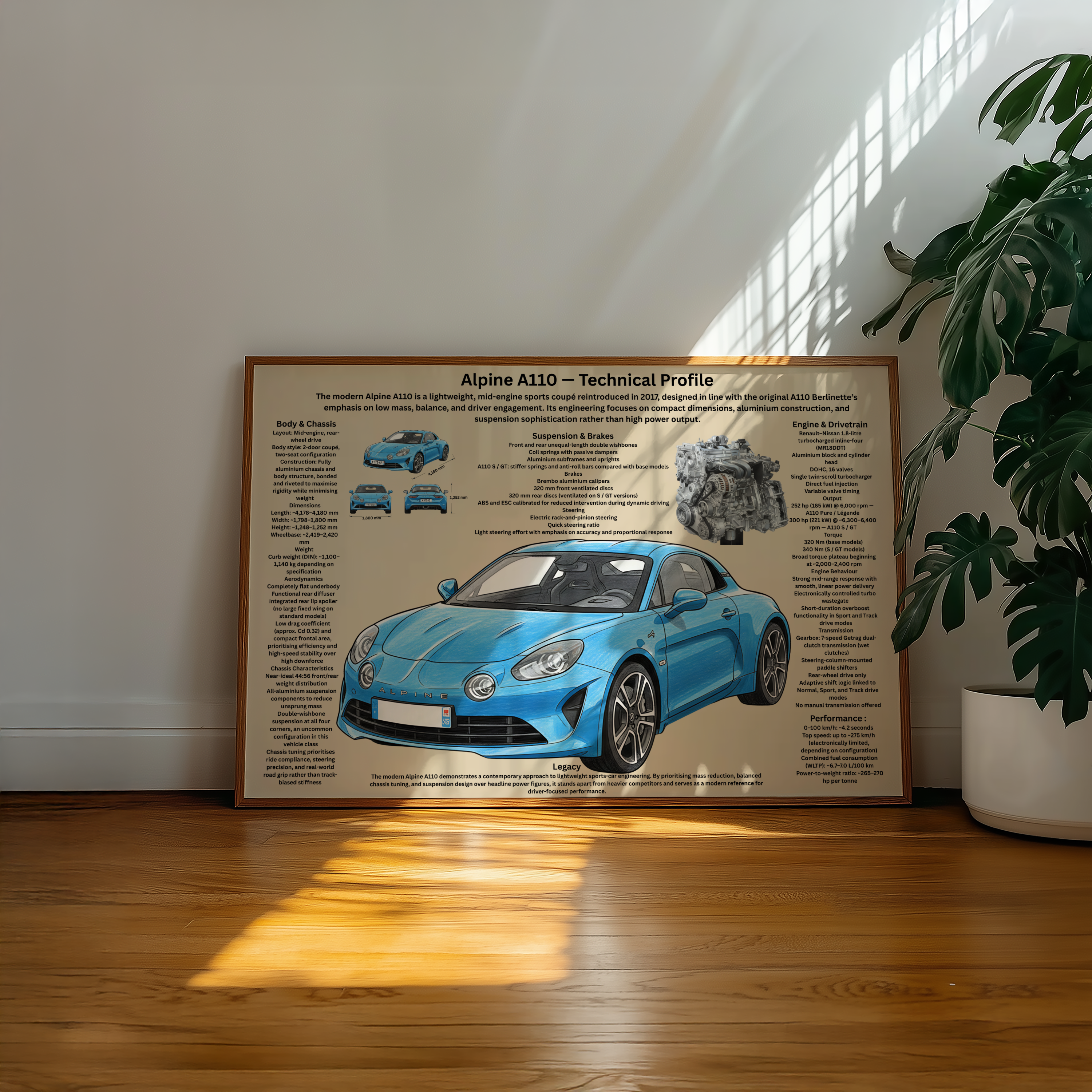 A2 Poster Alpine A110
