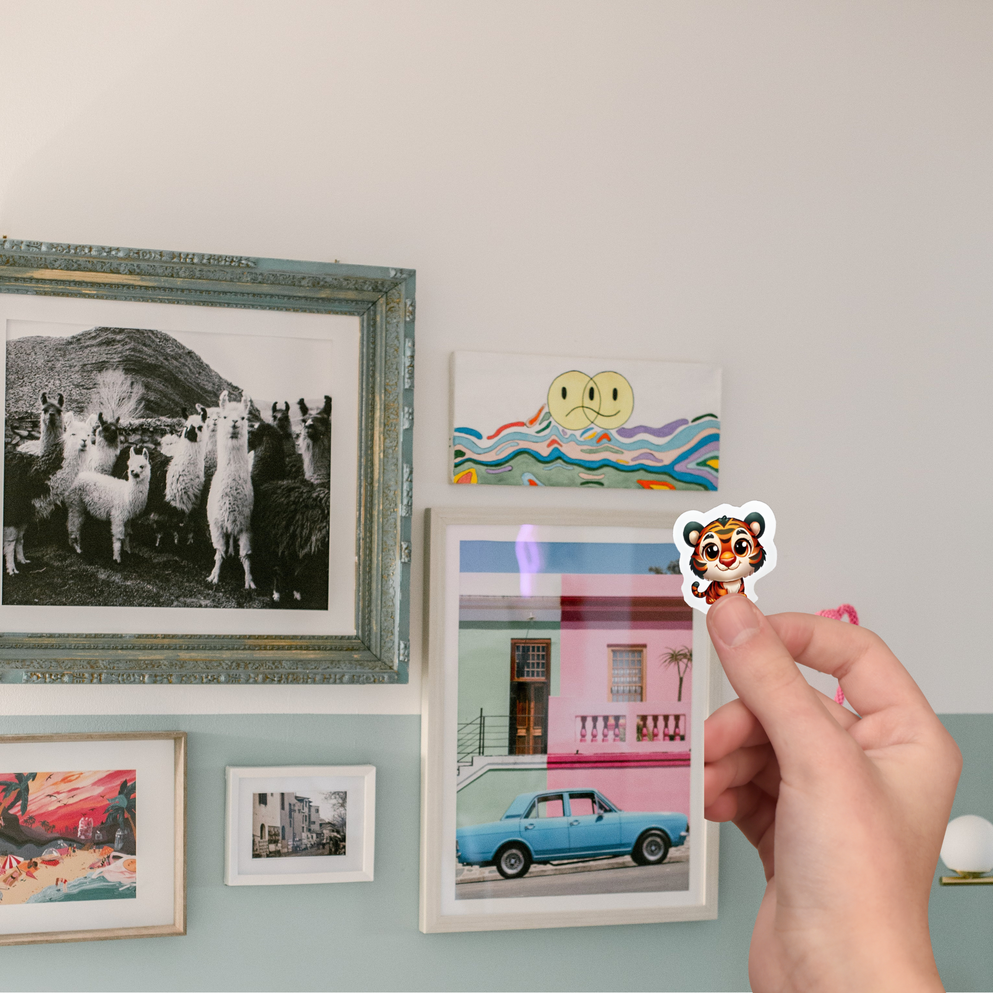 Klistermärken med djurmotiv - 70 st.