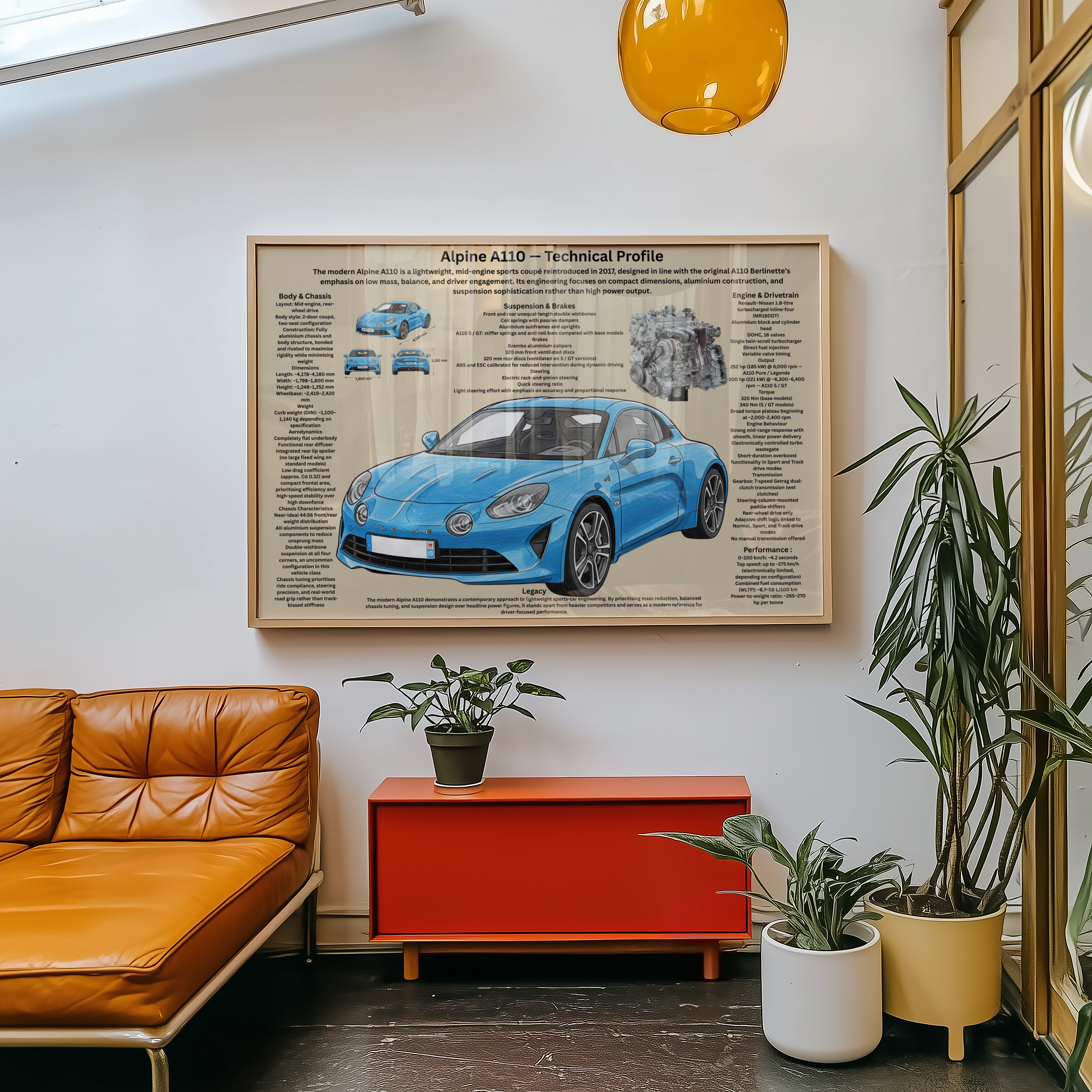 A2 Poster Alpine A110 