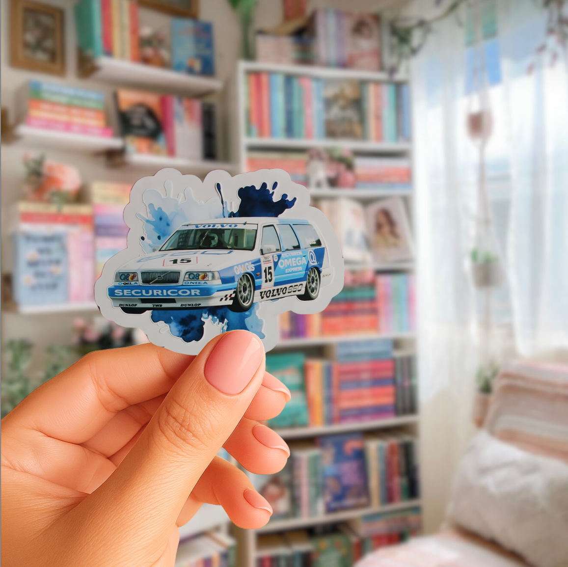 Sticker Motorsport – Teknisk Bilillustration - Klistermärken 27 st.