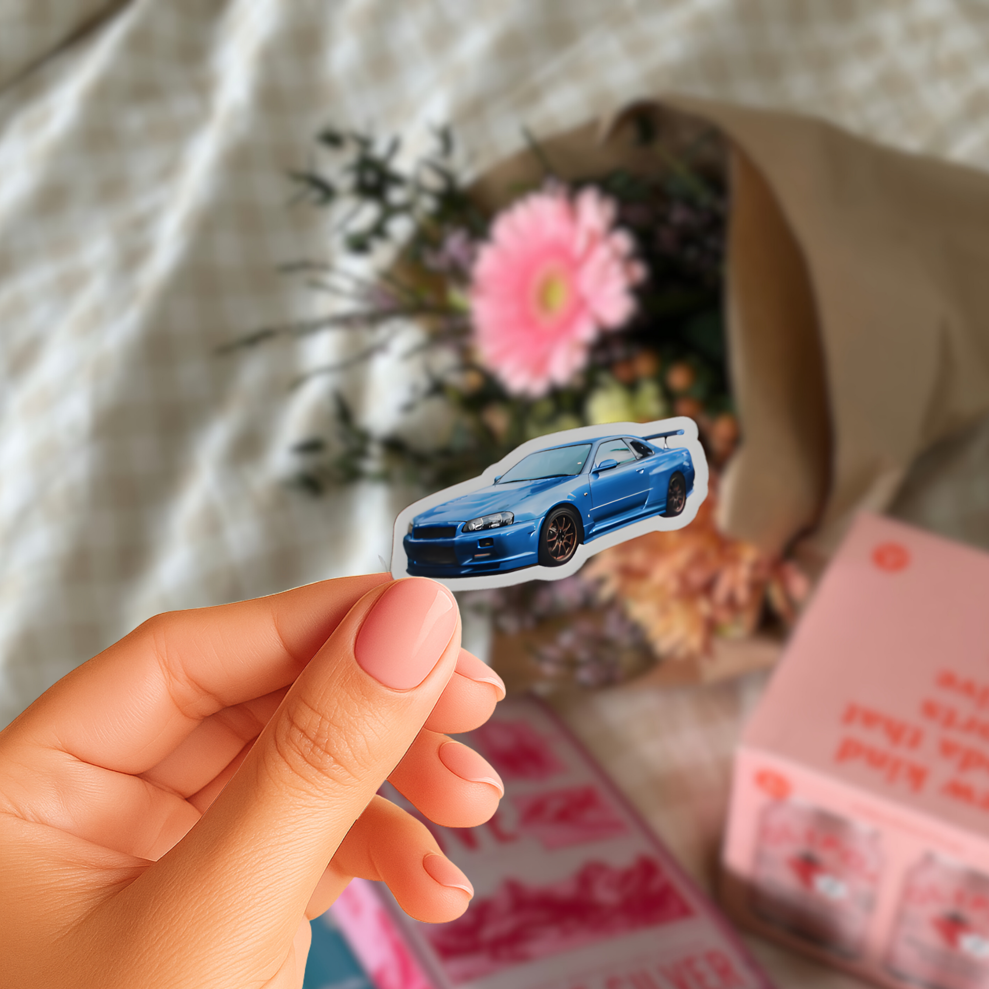 Sticker JDM Bilar – Illustrerade Motorsportmotiv 52 st.