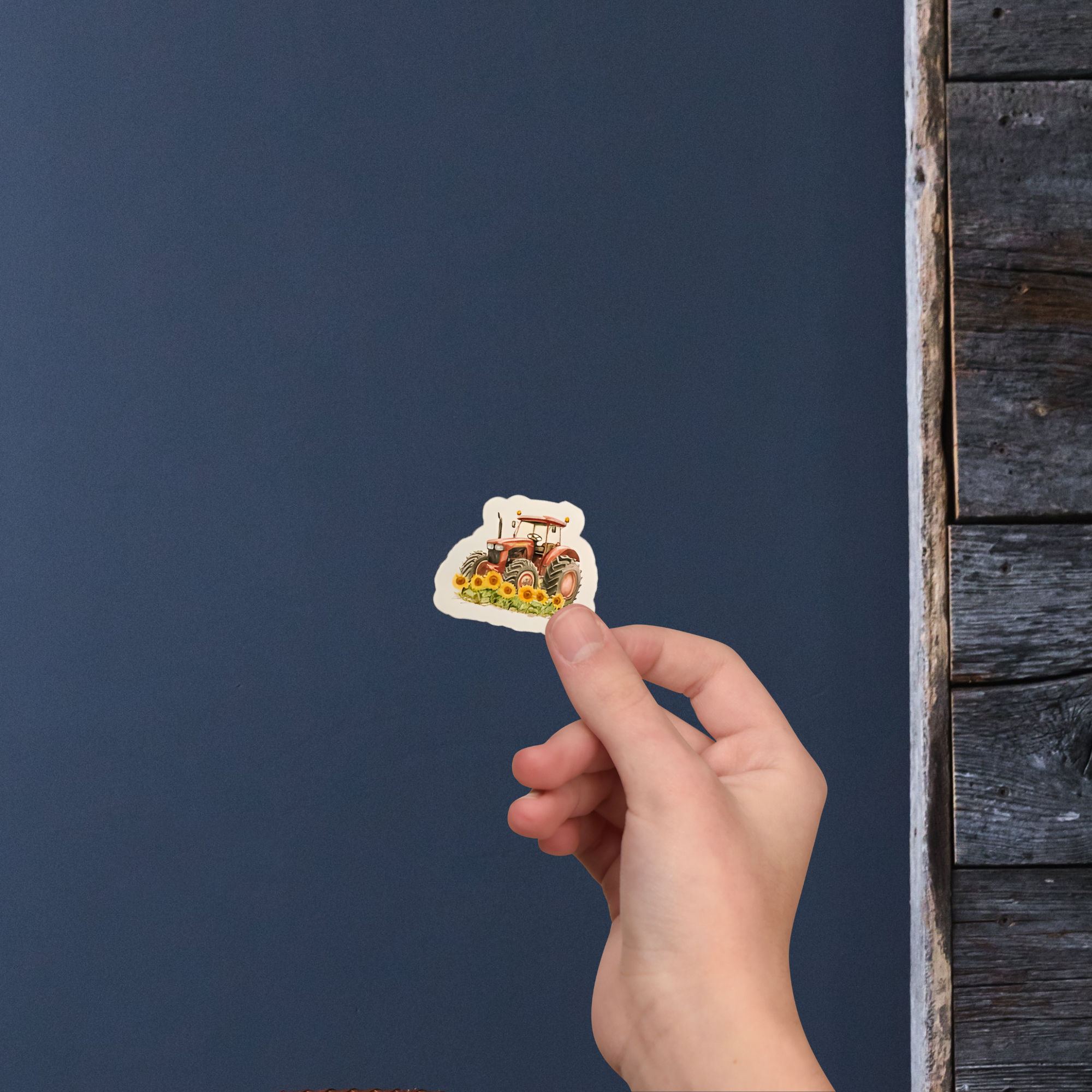  Klistermärken med Traktorer och Bilar - 24 st.