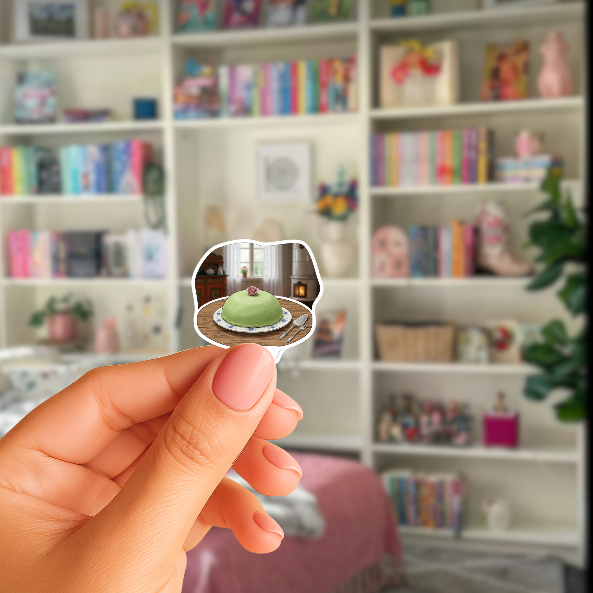 Illustrerade Landskapsmotiv - Svenska klistermärken 77 st.