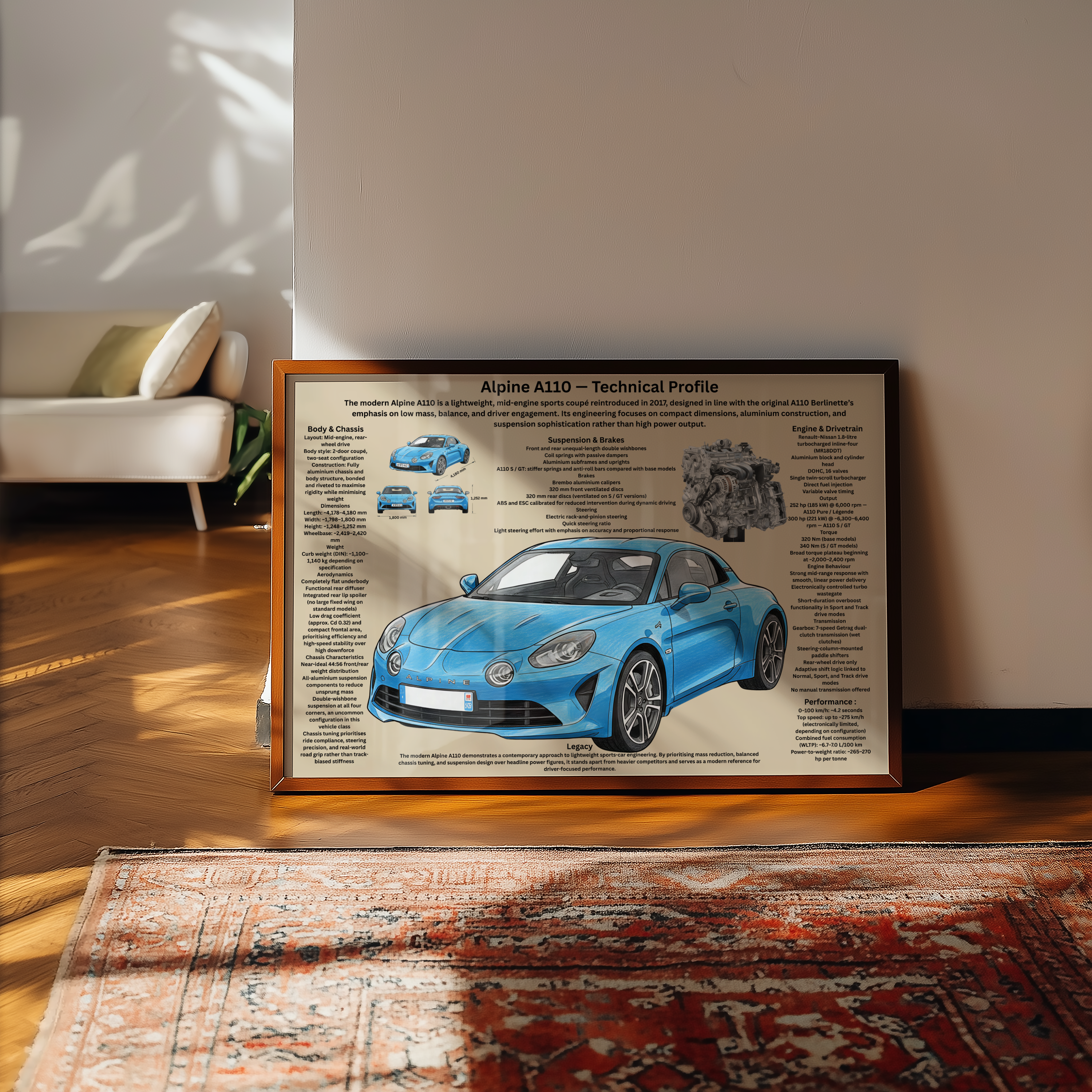 A2 Poster Alpine A110 