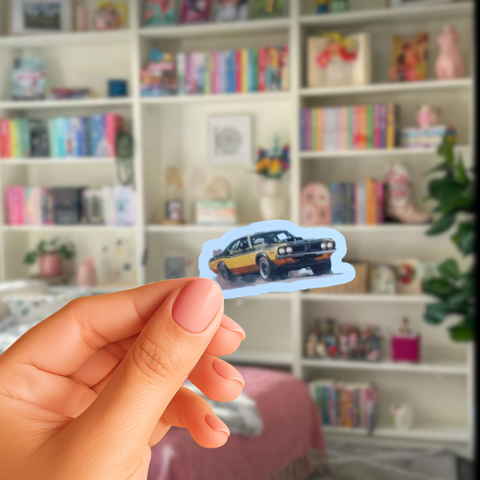 Sticker Klassiska Bilar – Illustrerade Motorsportmotiv 32st.