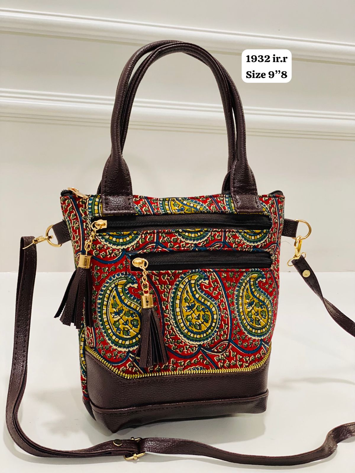 Paisley Printed Tote Bag