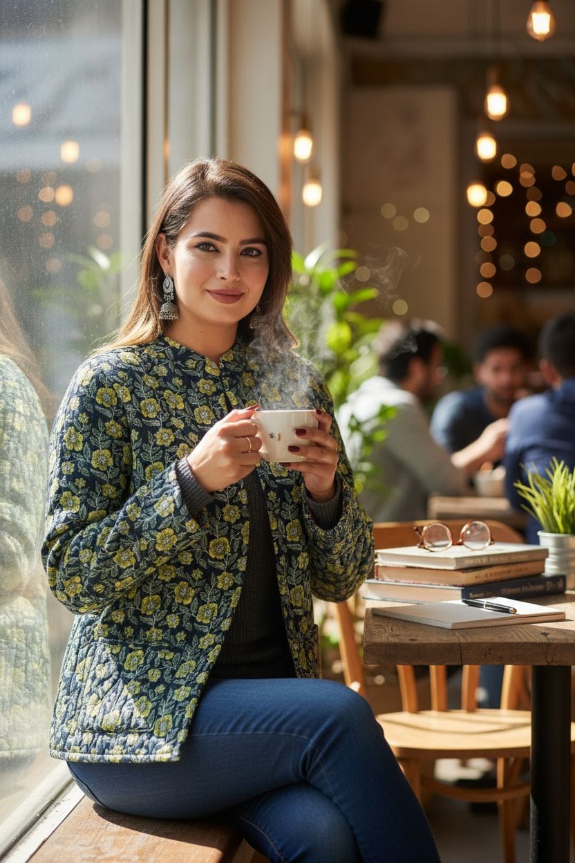 Floral Quilted Jacket