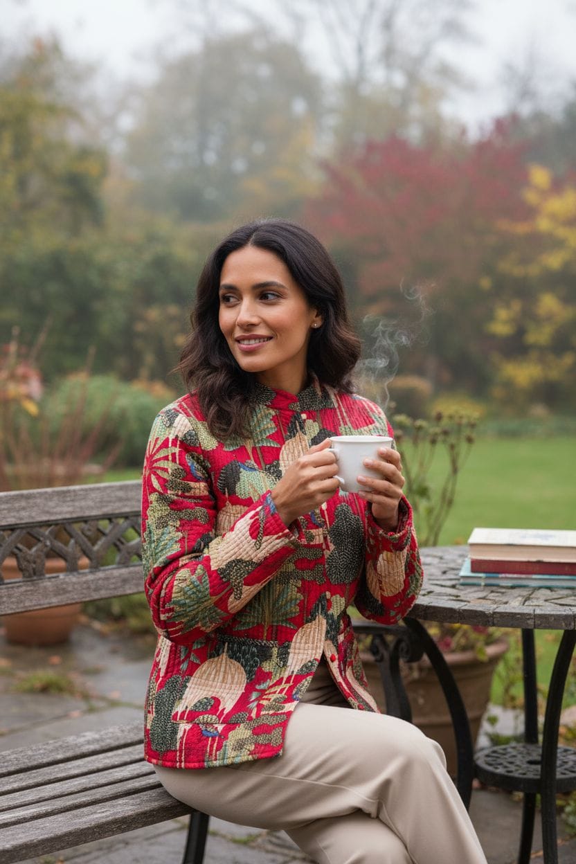 Floral Quilted Jacket