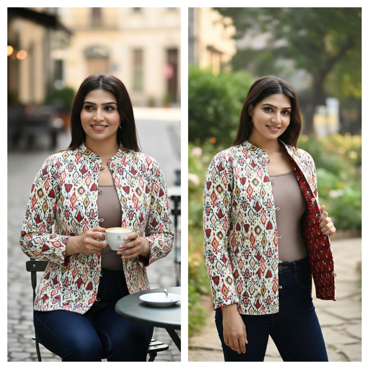 Bohemian Printed Cotton Jacket