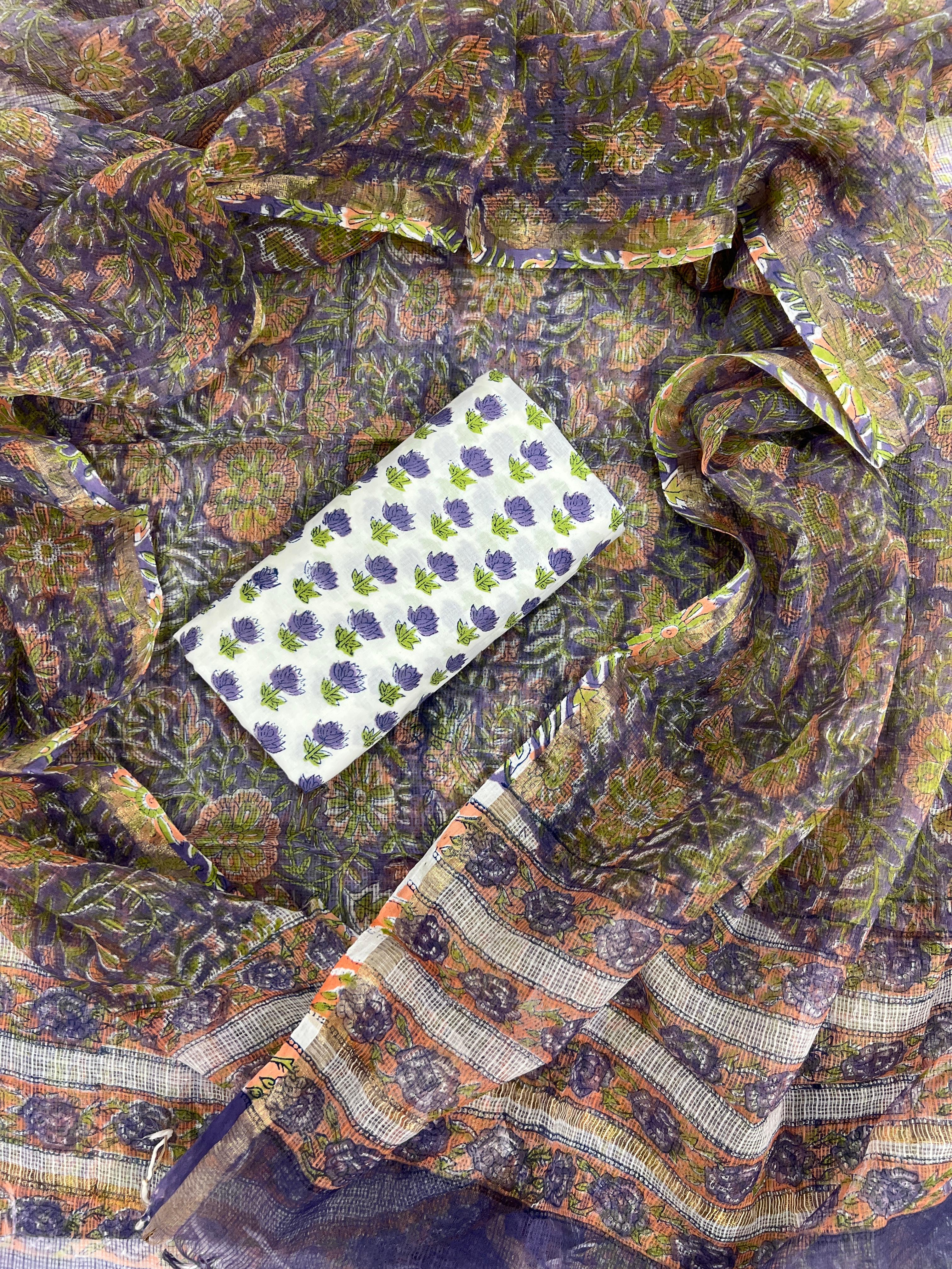 Floral Printed Saree