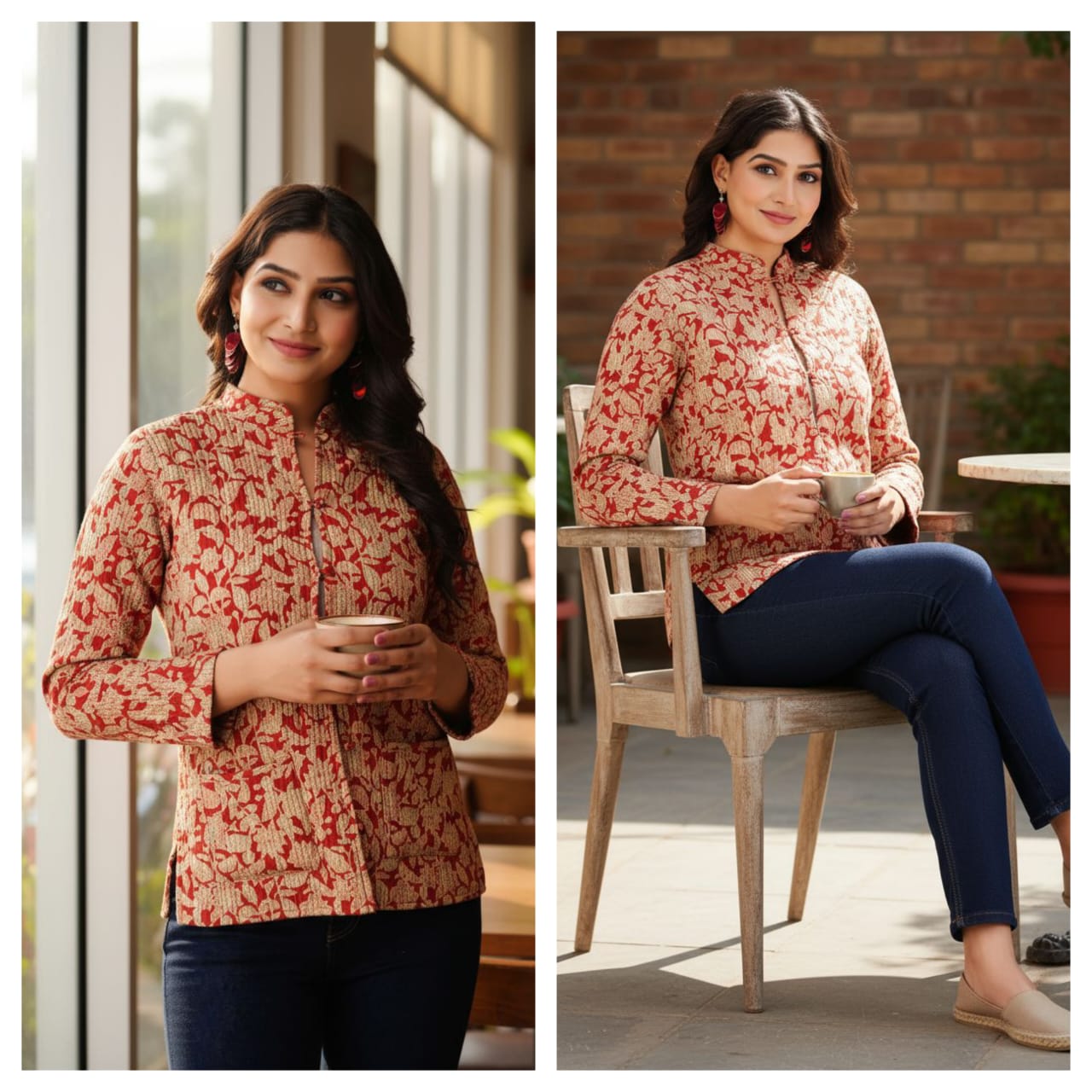 Floral Print Women's Jacket