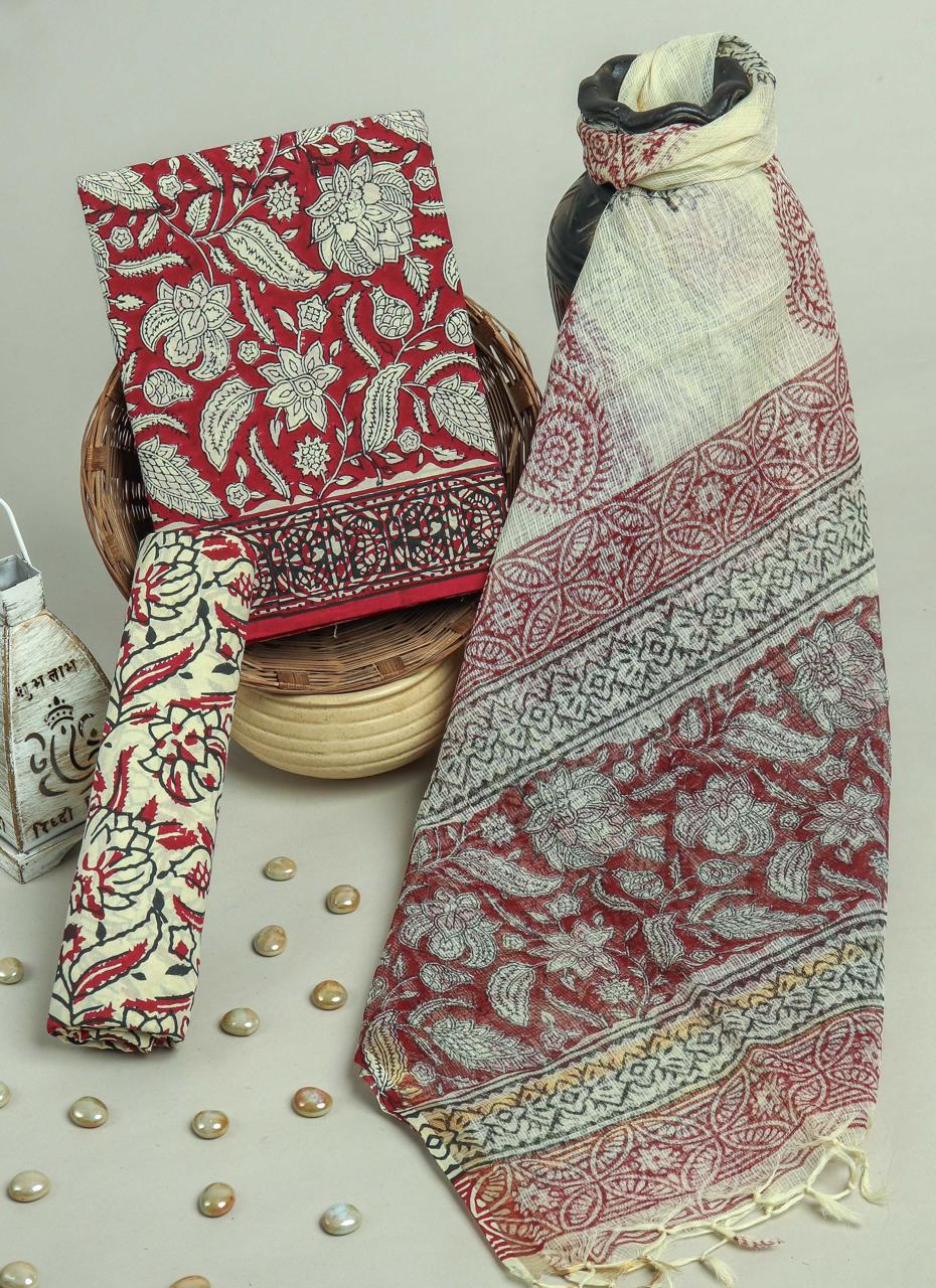 Hand Block Print Cotton Suit Set
