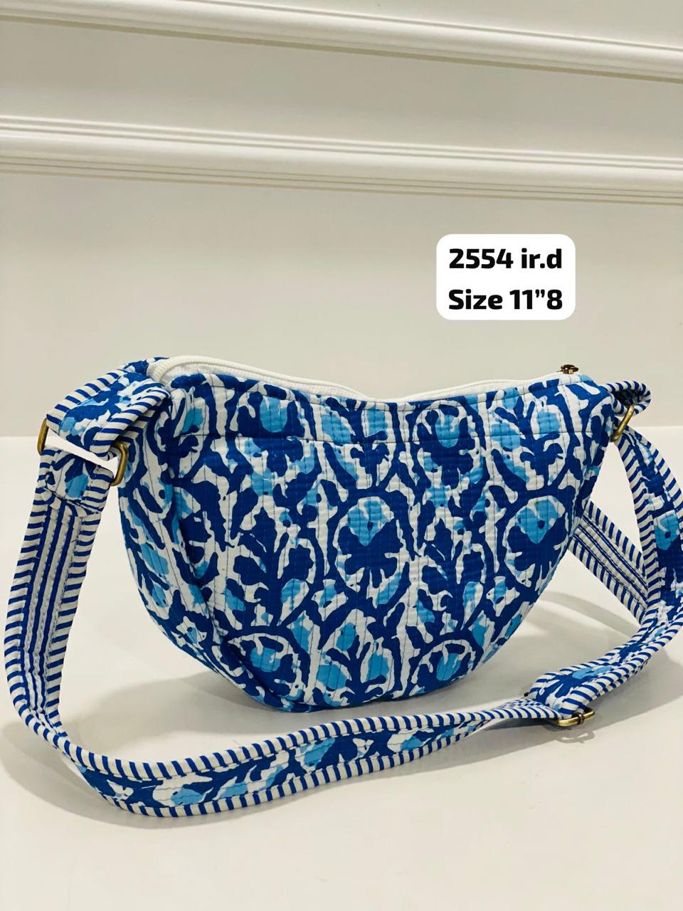 Blue Ikat Sling Bag
