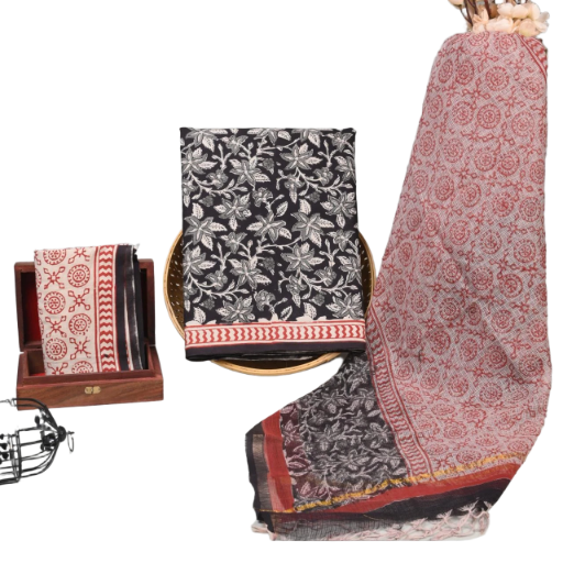 Handcrafted Block Print suit Set