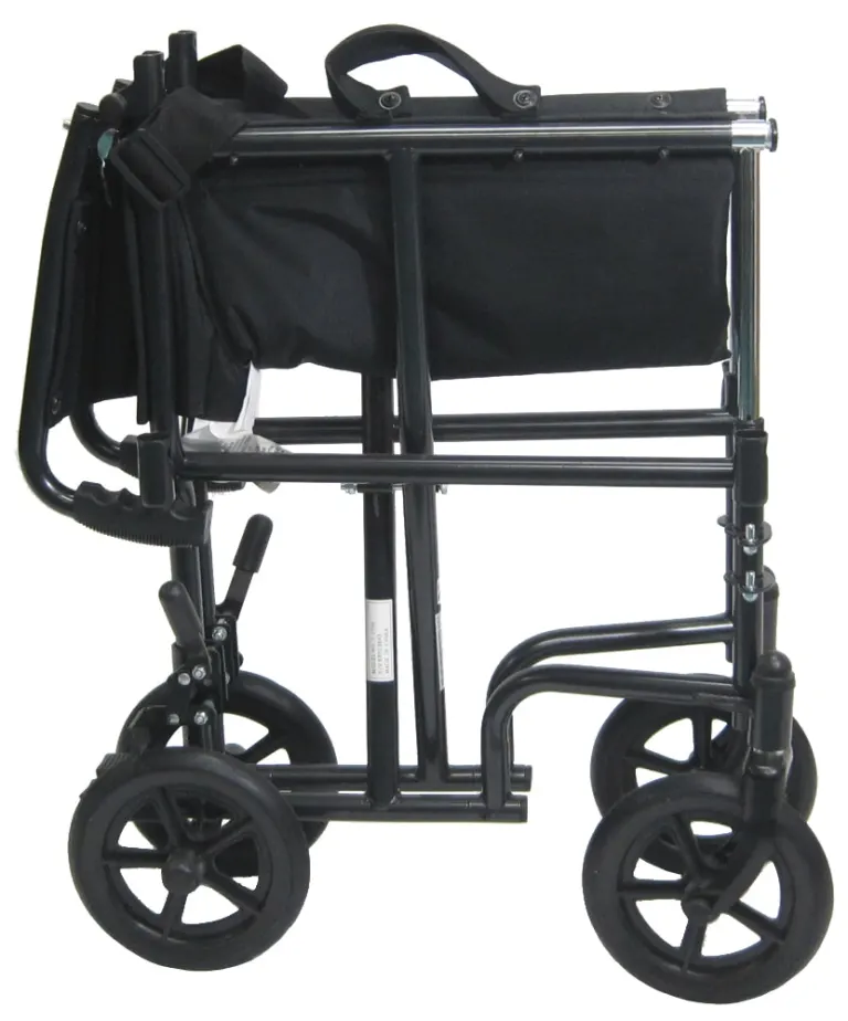 Karman - K-145 - Transport Wheelchair with Removable Armrest and Footrest