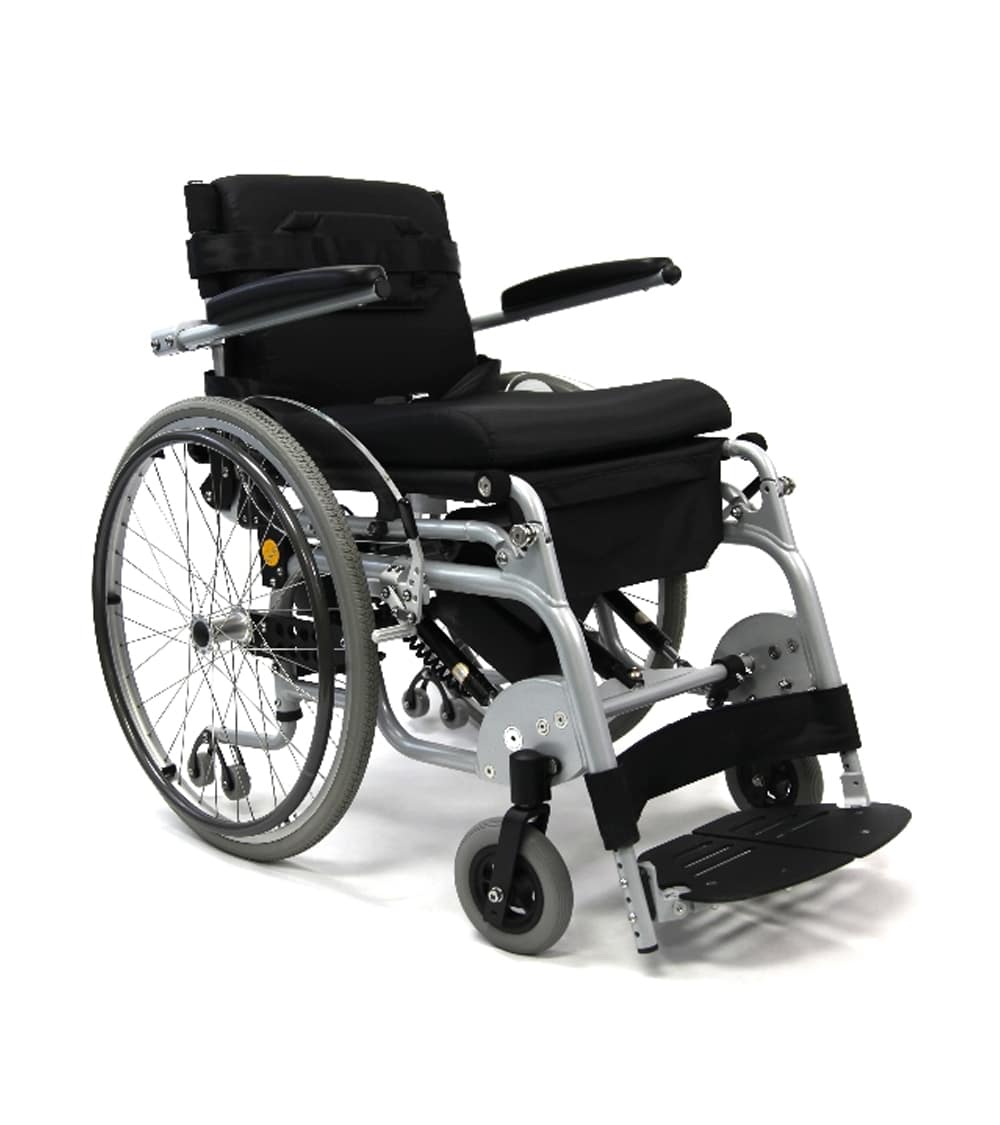 XO-101 18" Manual Push-Power Assist Stand Wheelchair