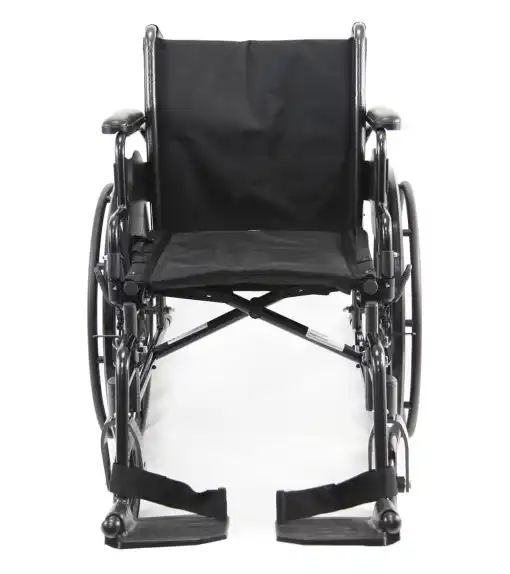 Karman - K-124- Standard Lightweight Steel Wheelchair with Removable Armrest