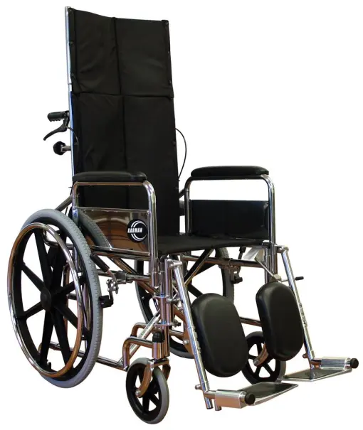Karman Reclining Wheelchair with Removable Armrest and Elevating Legrest