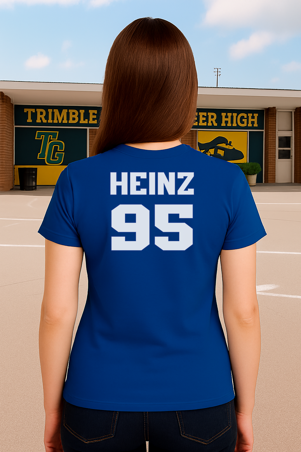 Ladys Trimble County Lady Raiders Volleyball T-shirt