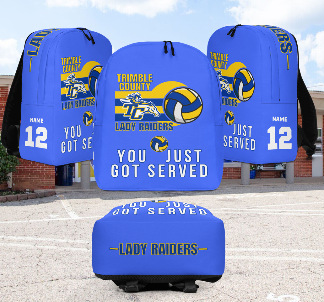 Trimble County Lady Raiders Volleyball Backpack