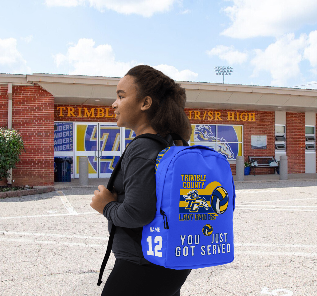 Trimble County Lady Raiders Volleyball Backpack