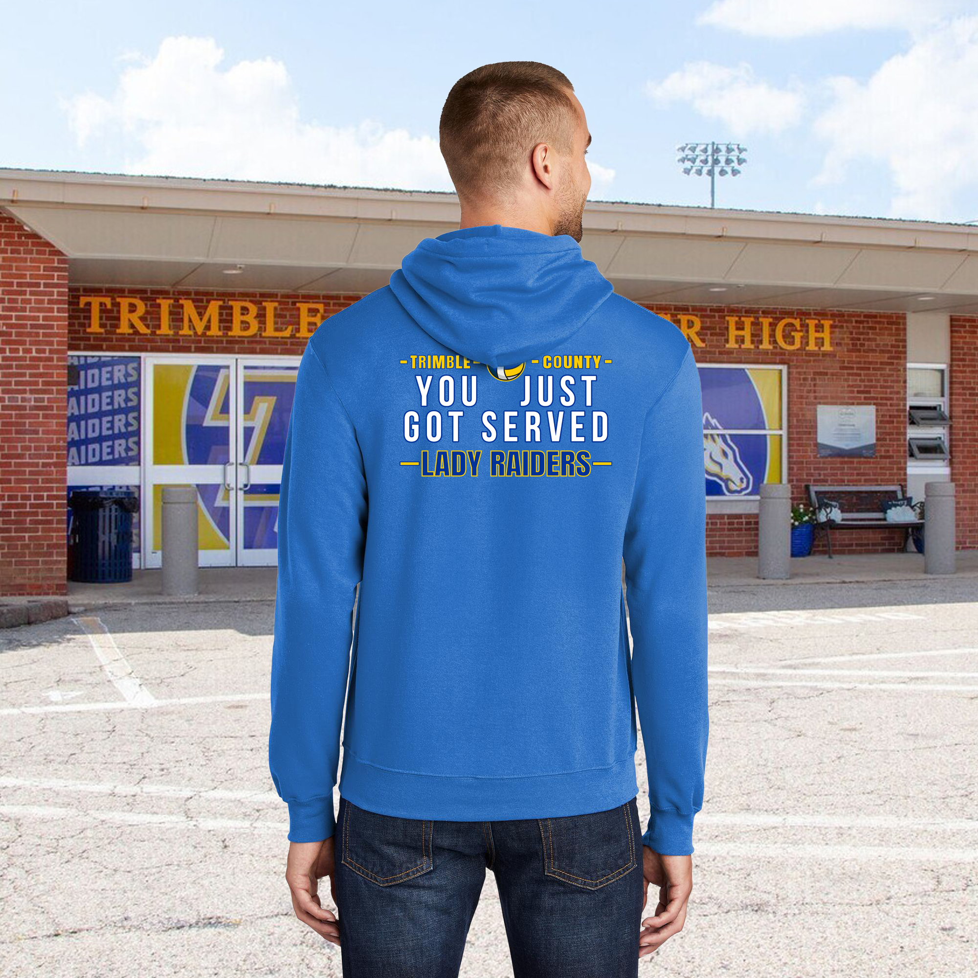 Unisex Trimble County Lady Raiders Volleyball Hoodie