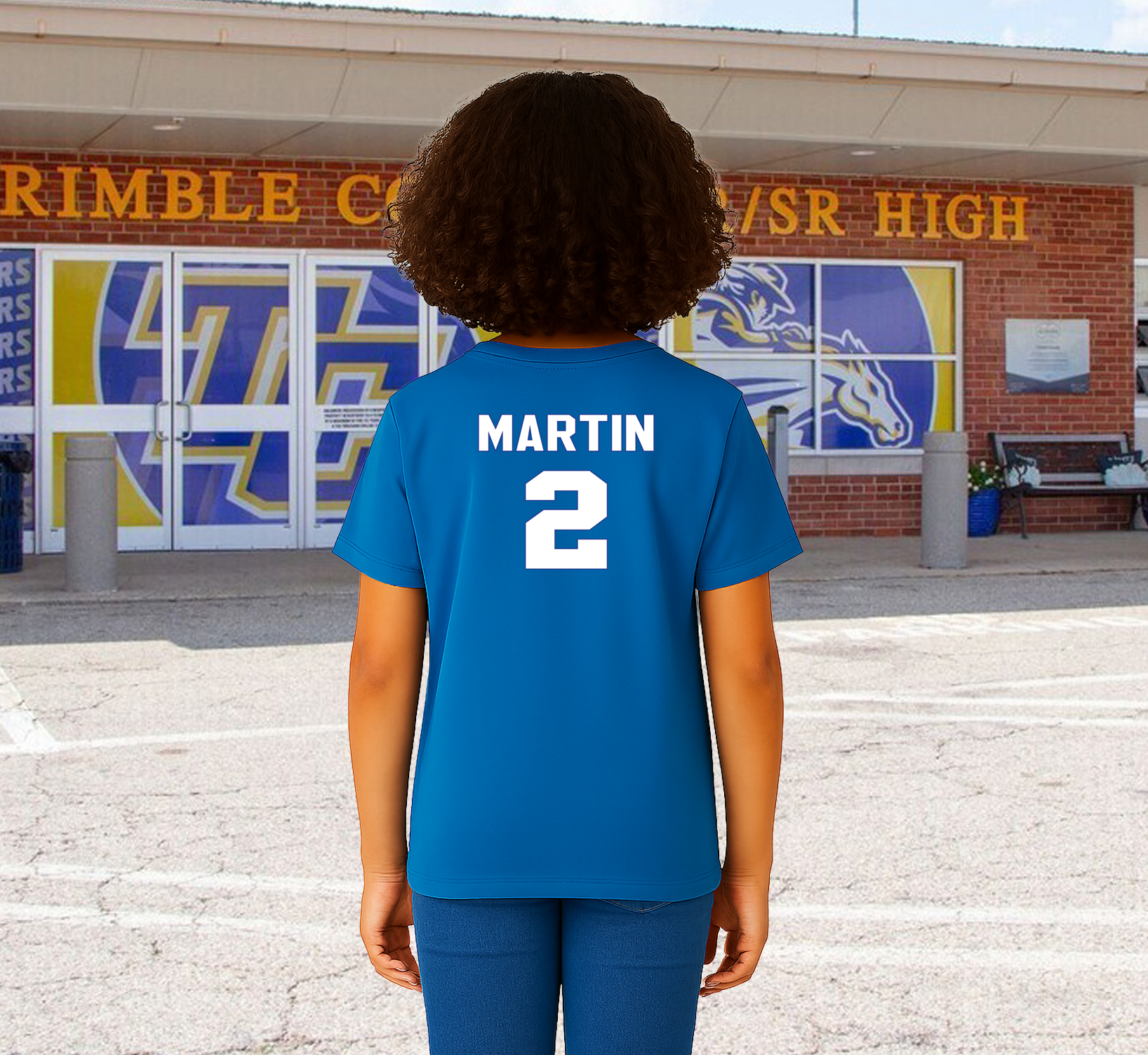 Youth Trimble County Lady Raiders Volleyball T-Shirt