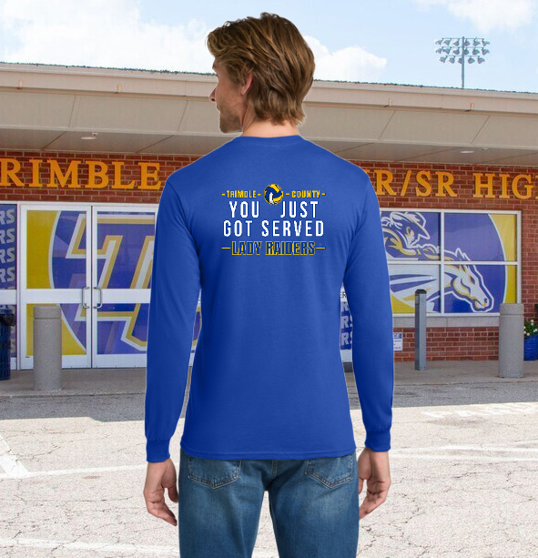 Unisex Trimble County Lady Raiders Volleyball Long Sleeve Shirt