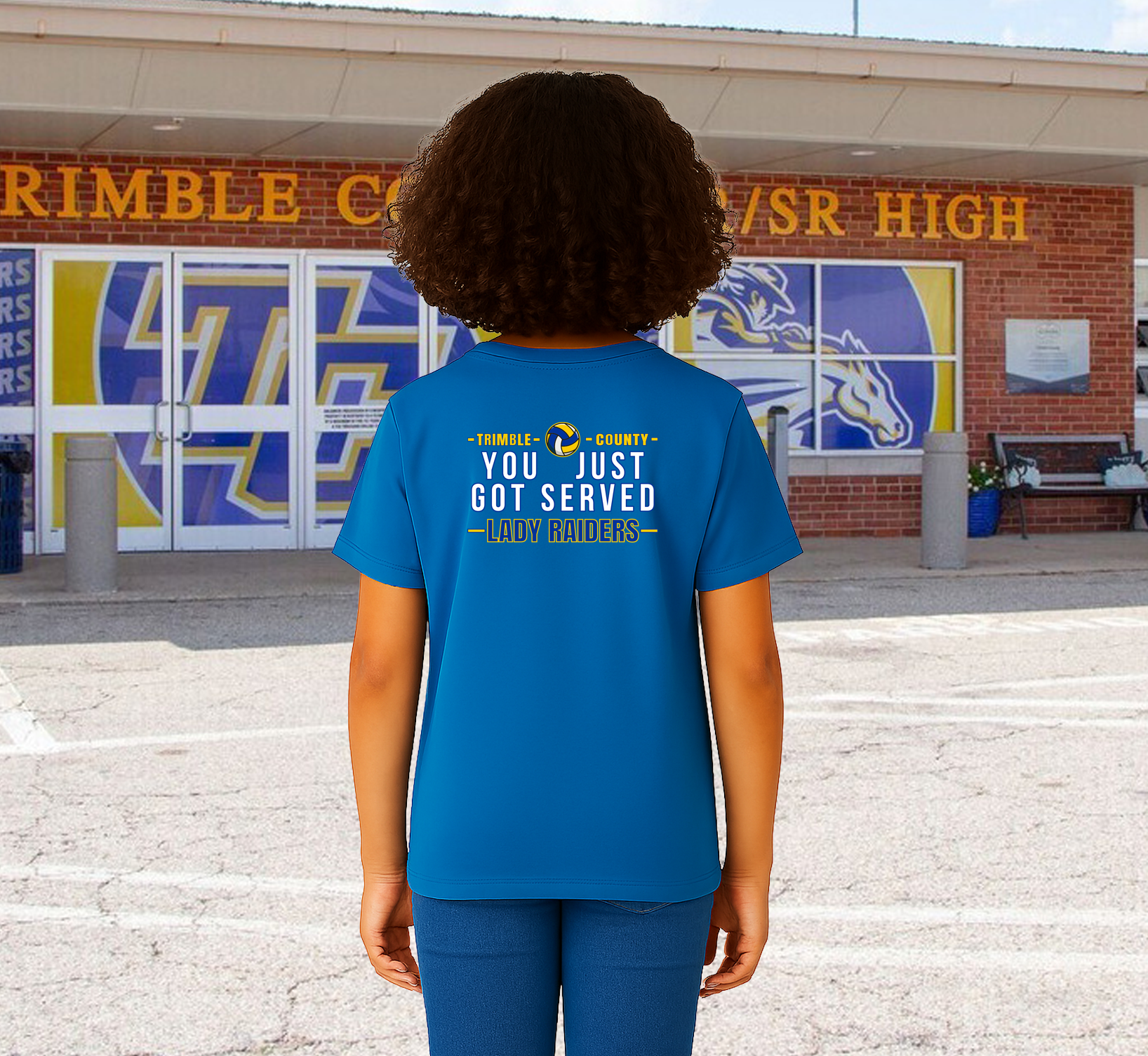 Youth Trimble County Lady Raiders Volleyball T-Shirt