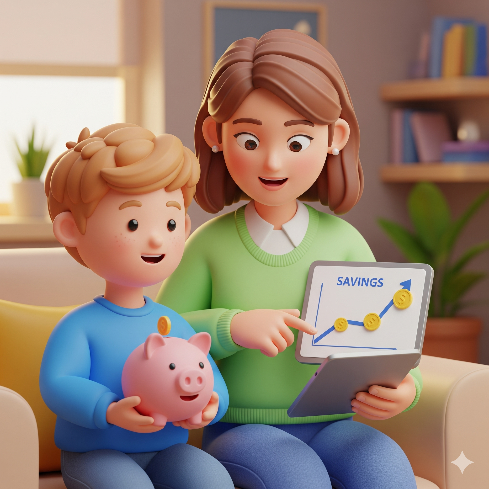 Aprendo a usar mi dinero: 👦👧 6 a 9 años