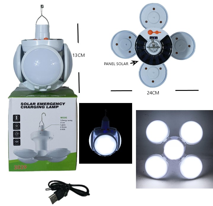 LAMPARA DE EMERGENCIA SOLAR