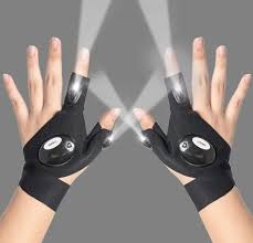 GUANTES CON LINTERNA LED