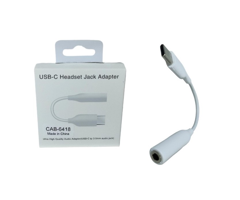 ADAPTADOR USB TIPO C A 3.5