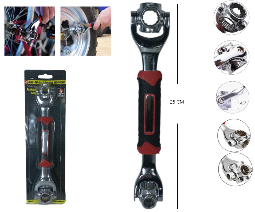 LLAVE UNIVERSAL 48 en 1