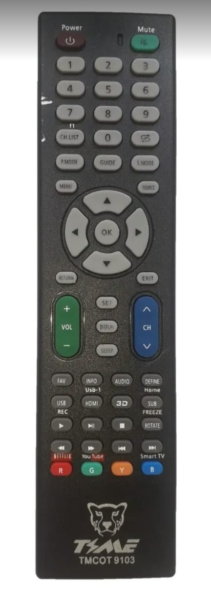 CONTROL REMOTO TIME TMCOT9108