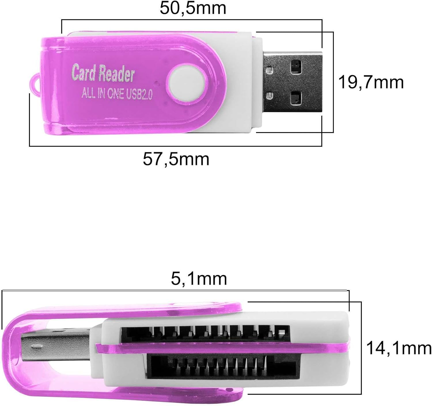 ADPATADOR MEMORIA USB 2.0