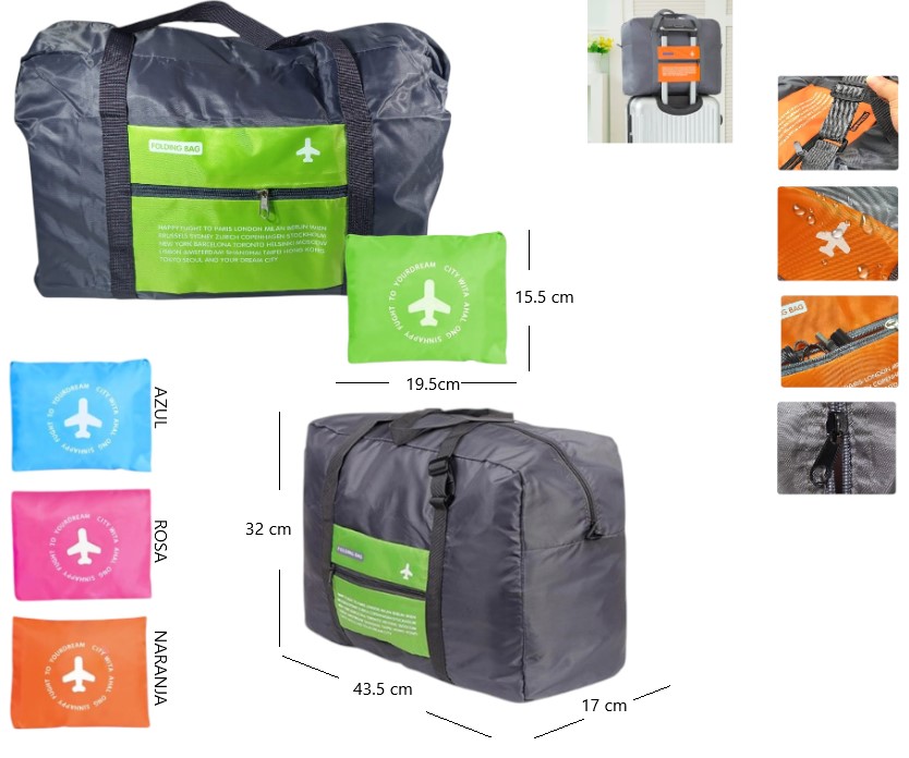 BOLSO DE VIAJE HAPPY TRAVEL